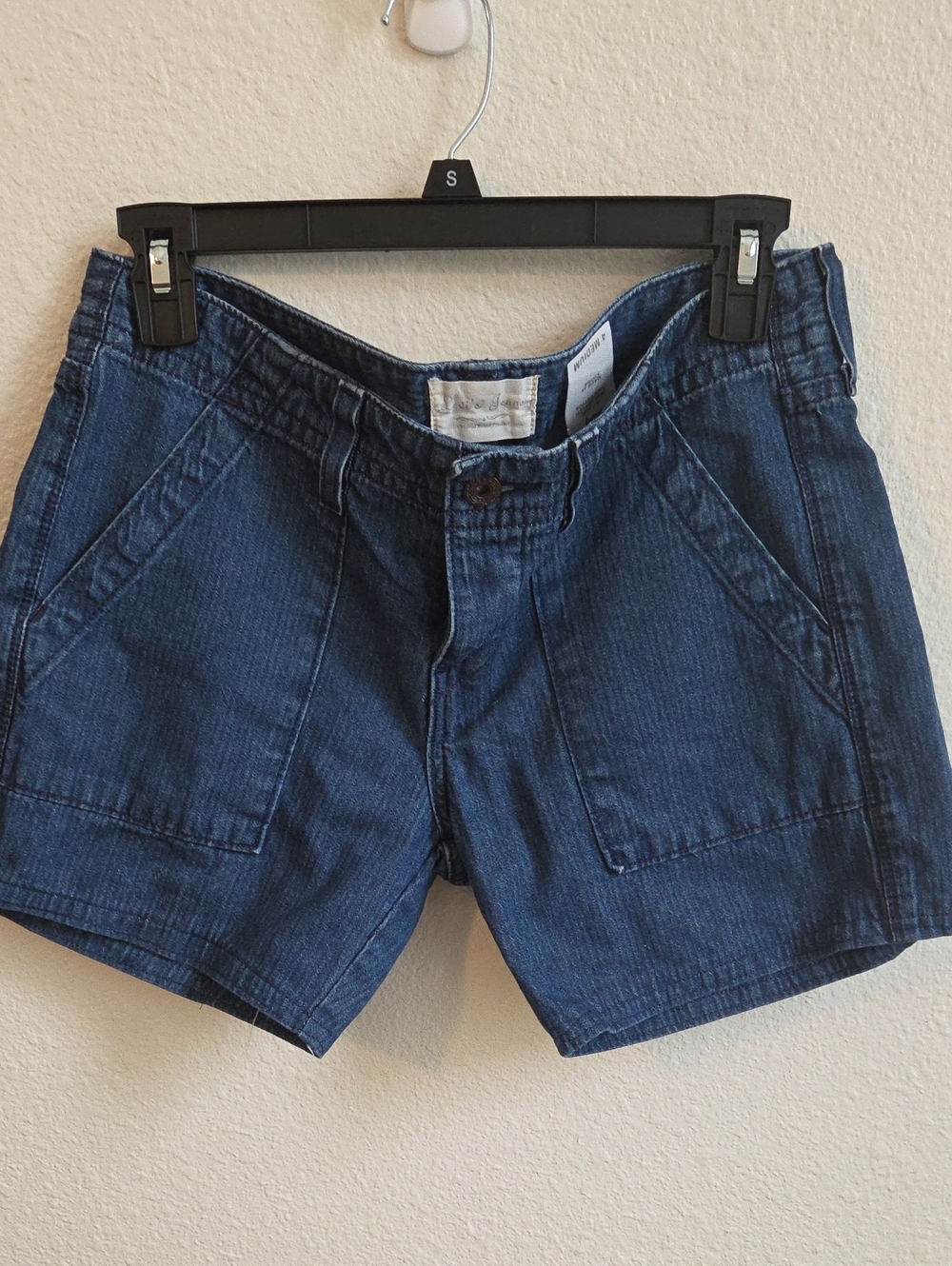 Women’s Dark Blue Denim Casual Shorts